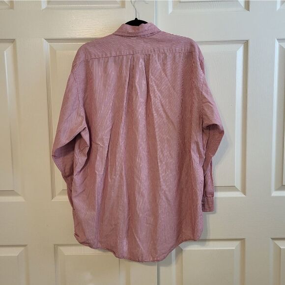 Brooks Brothers red/white striped collard button-down shirt - Picture 8 of 8